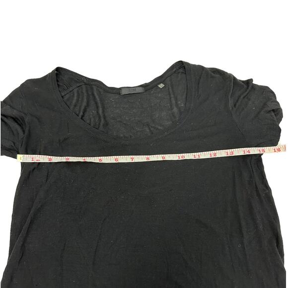 ATM Womens Soft Modal T-Shirt Black Tee Shirt Top Size Small FLAW - Picture 6 of 11